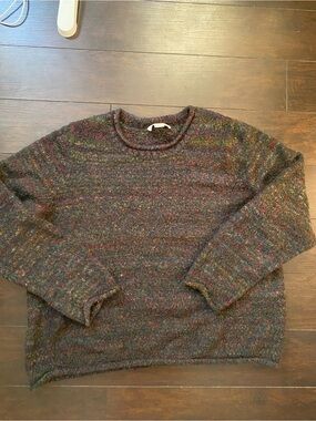 Vintage Marled Pattern Sweater M